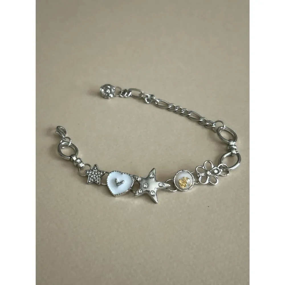 Boho heart bracelet S1364